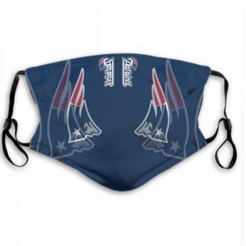 New England Patriots Mask Double Layer w/Filters